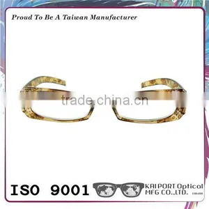Funky Styple Shape and Rhinestones Decorative Plastic Glasses thumbnail-1