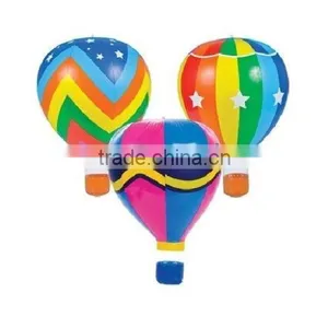 22" GIANT INFLATABLE BLOW UP HOT AIR BALLOON NOVELTY INFLATE PARTY TOY thumbnail-1