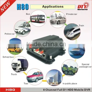 H.264 Mobile DVR Recorder 8Ch HD Car Dvr in China Factory ,H80 Series thumbnail-1