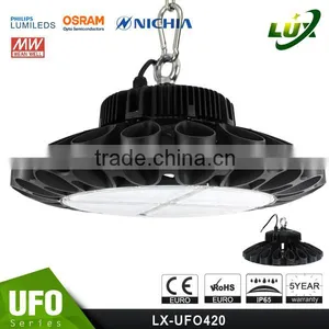 Promotion Price 2016 CE Rohs Approved Meanwell Driver 5 Years Warranty 240W UFO LED High Bay Lights thumbnail-2