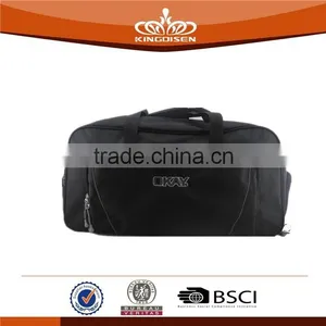 Wholesale Cheap Price 600D Black Travel Bag thumbnail-1