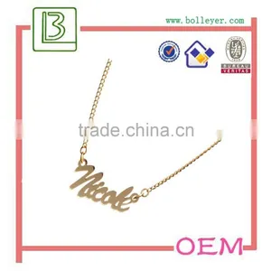 Fashion of Gold Necklaces With Letter thumbnail-4