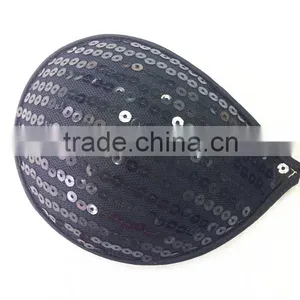 Sexy Invisible Self-adhesive Black Paillette Nipple Bra thumbnail-2