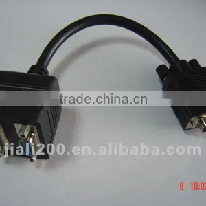 VGA Male TO 2*VGA Female Adapter thumbnail-1