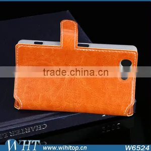 Wholesale Stand Flip PU Leather Case for Sony Xperia Z4 Compact thumbnail-3