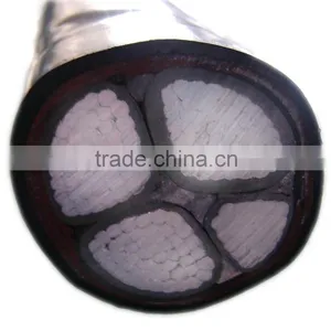 Low Voltage Al Aluminum Conductor 4 Cores PVC Insulated PVC Sheath Fire Proof Low Halogen Electric Wire Cable thumbnail-1