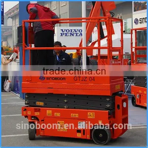 6.6m Max Work Platform Battery Power Scissor Lift thumbnail-3