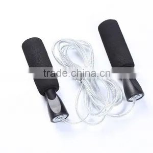 Wholesale Fitness Gym Leather Jump Rope Cross Fit Skipping Rope Speed Aerobic Exercise Jump Rope thumbnail-4