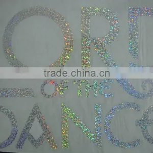 Rhinestone Dance Iron on Transfer Made With Sequins Vinyl Film thumbnail-5