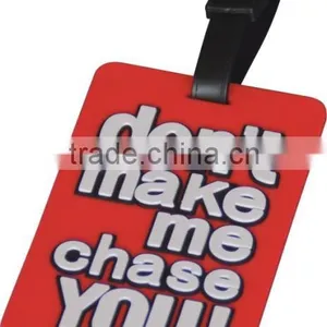Embossed Custom Durable Plastic Soft Pvc Materail Wholesale Luggage Tags thumbnail-5
