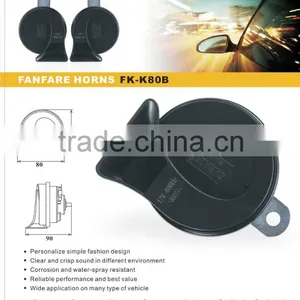 FK-K80B Auto Parts Waterpoof 12v Snail Eletcric Horn Car Siren Speakers thumbnail-6