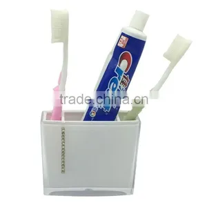 Newest Design White Retangular Plastic Tooth Brush Holder thumbnail-2