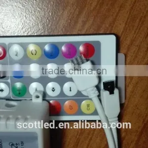 DC12V Input 24 Key Rgb Led Controller ir Remote Control thumbnail-3