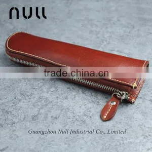 Genuine Leather Pen Holder Box With Zipper thumbnail-4