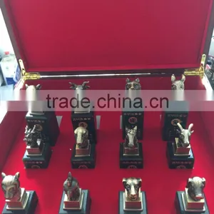 Hetian Jade Seal, Bronze-plated Jade Seal Craft thumbnail-2