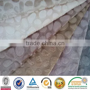 Oeko-tex 100 and SGS 2015 Fashion Design High Quality Ultra Soft 100% Polyester Brushed Minky Fabric thumbnail-1
