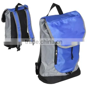 Drawstring Backpack With Flap thumbnail-1