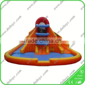 Lovely 8mx4.5mx5.5m Giant Inflatable Water Slide for Adult thumbnail-1