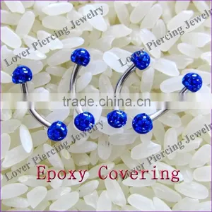 Fashion Crystal Eyebrow Rings [FC-831] thumbnail-1