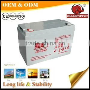 12 Years Float Life Renewable Energy Agm 12 Volt Deep Cycle Battery thumbnail-2