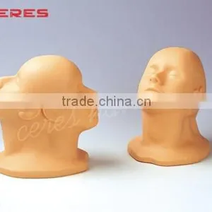 Two-Face Make-up Trainning Mannequin Head, High Quality Permanent Makeup Cosmetic Mannequin Head Model Head Without Hair thumbnail-2
