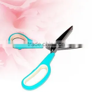 Multi-layer Stainless Steel Plastic Handle Scissors thumbnail-1