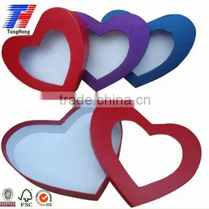 Custom Popular Exquisite Gift Packing Paper Boxes With Windows and Various Color for Sale thumbnail-1