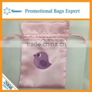 Dawrastring Satin Bag Custom-made Gift Bag Satin Bag With Logo Printing Supplier's Choice thumbnail-3