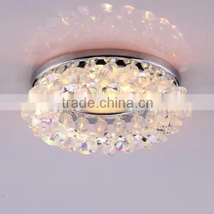 Modern MR16 Gu5.3 Gu10 AB Multi Color Crystal Beads Chrome Iron Base Led Spot Light for Indoor Ceiling Decoration Quality Choice thumbnail-1