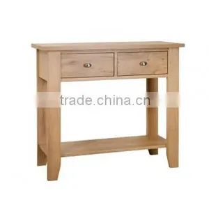 Wooden Two Drawers Hall Table thumbnail-2