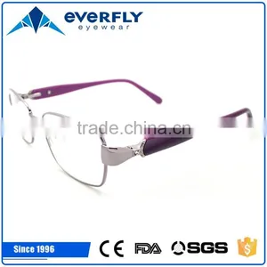2015 Attractive Oval Metal Eyewear Frames for Female thumbnail-1