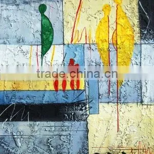 Abstract Modern Oil Painting on Canvas thumbnail-1