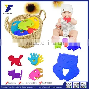 Infant Cute Teether Silicone Bird Toy Food Grade Safe Baby Teether thumbnail-4