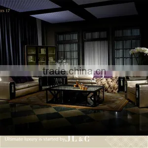 JS17-31+32 The Best Selling Tassels White Leather Sofa, 3 Seats LOUNGE With Oxhide Leather From China Supplier-JL&C Furniture thumbnail-3