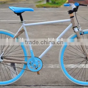 700C Classic Fixed Gear Bicycle/OEM Fixie Bikes Single Speed Steel Fixed Gear Bikes thumbnail-2
