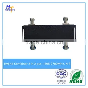 3dB Hybrid Coupler 698-2700MHz 2:2 Hybrid Combiner N Female Connector thumbnail-1