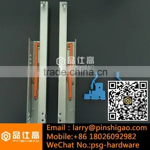 2 Fold Self Close/self Lock Under Mount Drawer Slide thumbnail-3