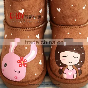 Hot Sales High Quality and Cheap Fur Plush Outdoor Shoes thumbnail-5