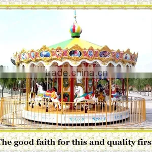 2015 Attractive Amusement Park Luxury Carousel for Sale thumbnail-1