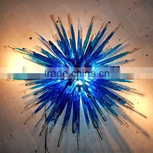 Hand Blown Glass Wall Decoration XO-20150703&Murano Glass Chandelier From Famous Chinese Glass Artist Mr Ou thumbnail-1