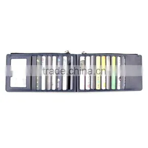Zipper Close Multiple Function Foldable Leather Card Holders Wallet Case Cellphone Cover thumbnail-1