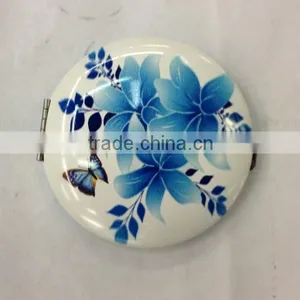 Wholesale Metal Compact Mirror Pocket Mirror Cheap thumbnail-1