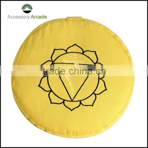 Zafu Cushion for Relaxing Embroidered Meditation Cushion thumbnail-6