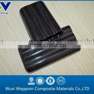 Delicate Portable Real 100% Carbon Fiber Cigar Case Made From Carbon Fiber Material thumbnail-2