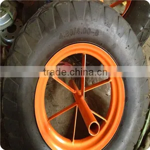 Wheel Barrow Tire With Rim 4.80/ 4.00-8 thumbnail-1