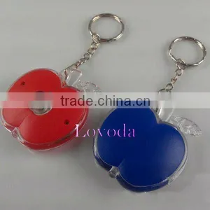Apple Shaped Led Keychain Lamp / Led Keyring JLP-015 for Promotional Giveaways thumbnail-1