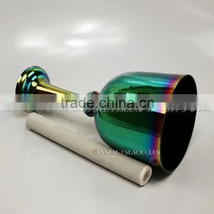 Plated Titanium Quartz Crystal Singing Grail With Handle or Stand and Seven Color thumbnail-1