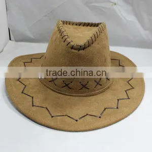 Hot Sale Wide Brim Fedora Panama Hat Cowboy thumbnail-1