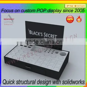 Makeup Oil Display With Drop Flayer Acrylic Cosmetic Holder Stand Case thumbnail-3