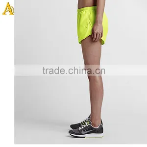 High Waist Band Polyester Sport Wholesale Women Running Shorts thumbnail-5